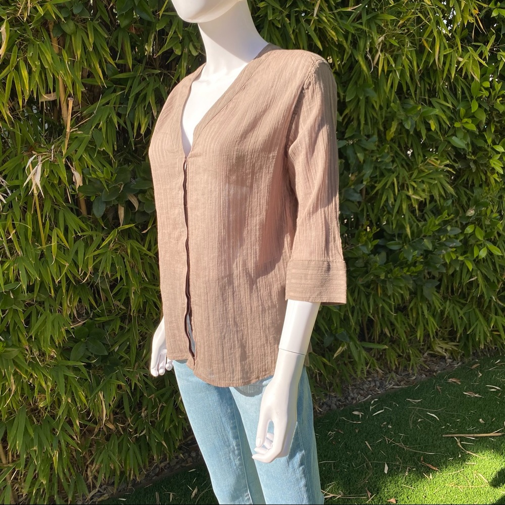 ALLSAINTS Wairyn 3/4 Sleeve Shirt - Picture 3 of 10